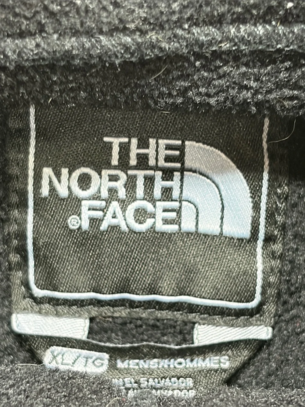 The North Face Denali Fleece Jacket Men's XL Black Full Zip Polartec Coat VTG